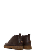 Erkek Kahverengi Bağcıklı Deri Casual Bot | Derimod