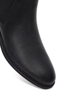 Erkek Siyah Deri Casual Chelsea Bot | Derimod