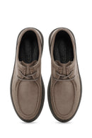 Men's Mink Laced Nubuck Leather Casual Shoes | Derimod