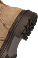 Erkek Vizon Bağcıklı Nubuk Deri Bot | Derimod