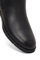 Men's Black Leather Chelsea Boot | Derimod