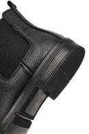 Men's Black Leather Chelsea Boot | Derimod