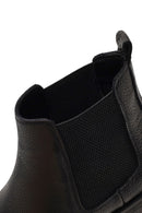 Men's Black Leather Chelsea Boot | Derimod