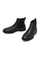Men's Black Leather Chelsea Boot | Derimod