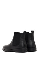 Men's Black Leather Chelsea Boot | Derimod