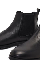 Men's Black Leather Chelsea Boot | Derimod