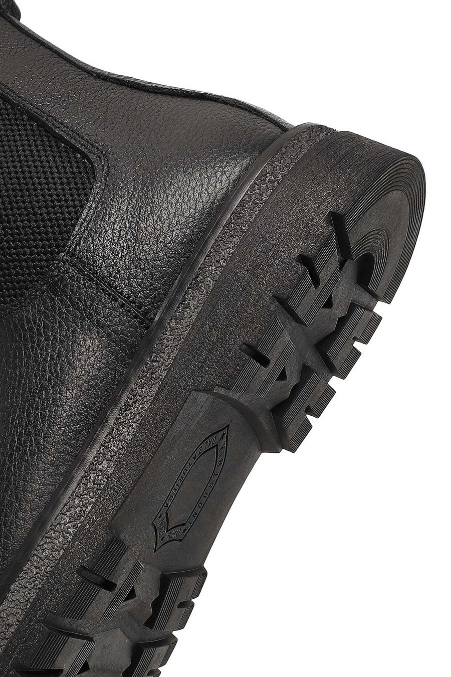 Men's Black Leather Chelsea Boot