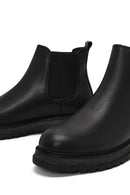Erkek Siyah Deri Chelsea Bot | Derimod