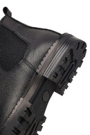 Men's Black Leather Chelsea Boot | Derimod