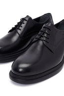 Erkek Siyah Bağcıklı Deri Casual Ayakkabı | Derimod