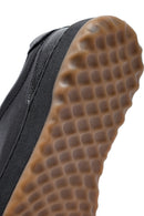 Erkek Siyah Bağcıklı Kalın Tabanlı Deri Sneaker | Derimod