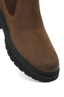 Erkek Taba Nubuk Deri Chelsea Bot | Derimod