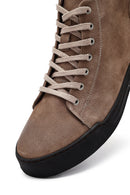 Erkek Bej Fermuarlı Nubuk Deri Spor Bot | Derimod