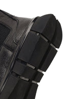 Men's Black Thick-Soled Leather Chelsea Boot | Derimod