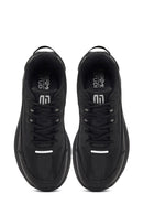 Derimod Studio Erkek Siyah Bağcıklı Kalın Tabanlı Sneaker | Derimod