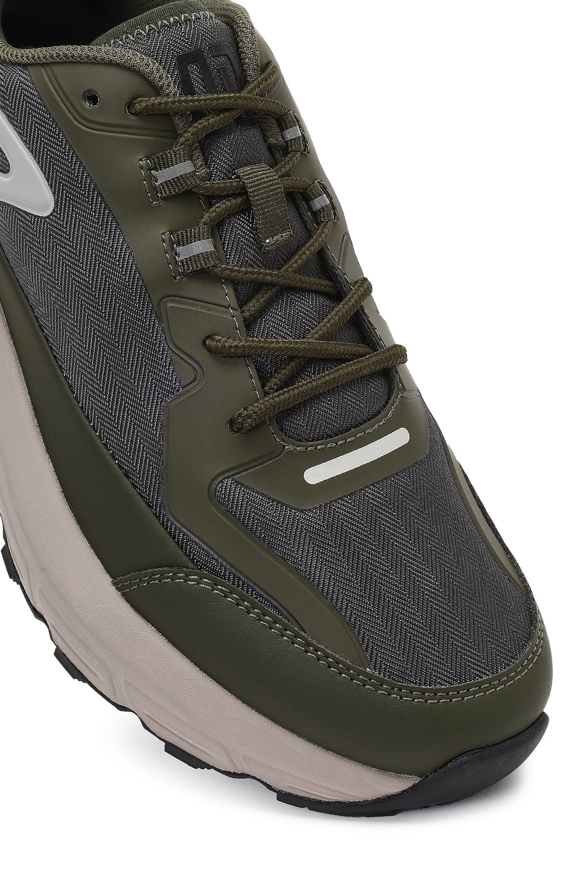 Derimod Studio Erkek Yeşil Bağcıklı Kalın Tabanlı Sneaker