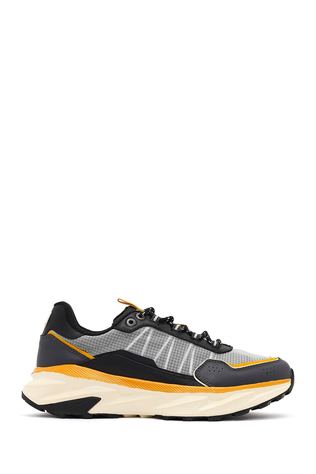 Derimod Studio Erkek Siyah Bağcıklı Kalın Tabanlı Sneaker