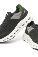 Derimod Studio Erkek Koyu Yeşil Bağcıklı Kalın Tabanlı Sneaker | Derimod