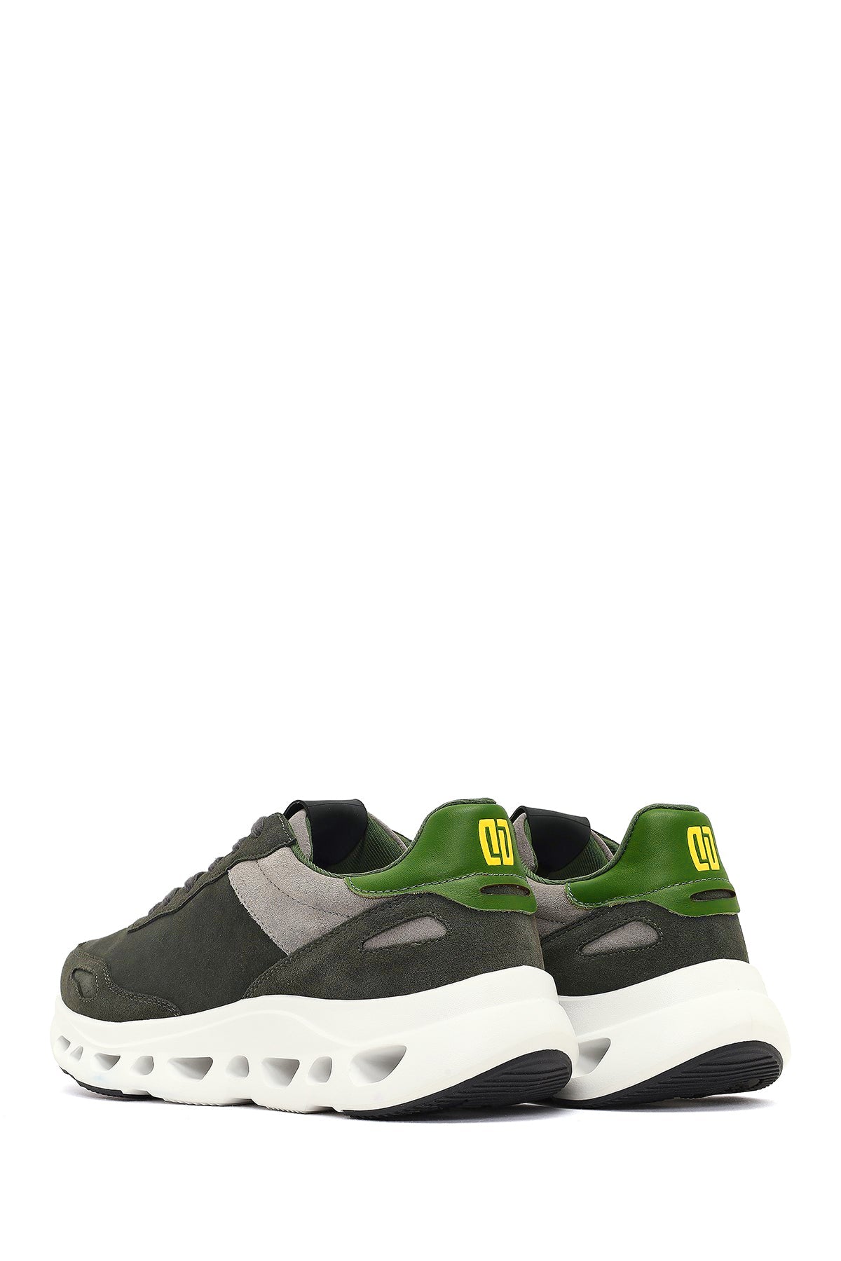 Derimod Studio Erkek Koyu Yeşil Bağcıklı Kalın Tabanlı Sneaker