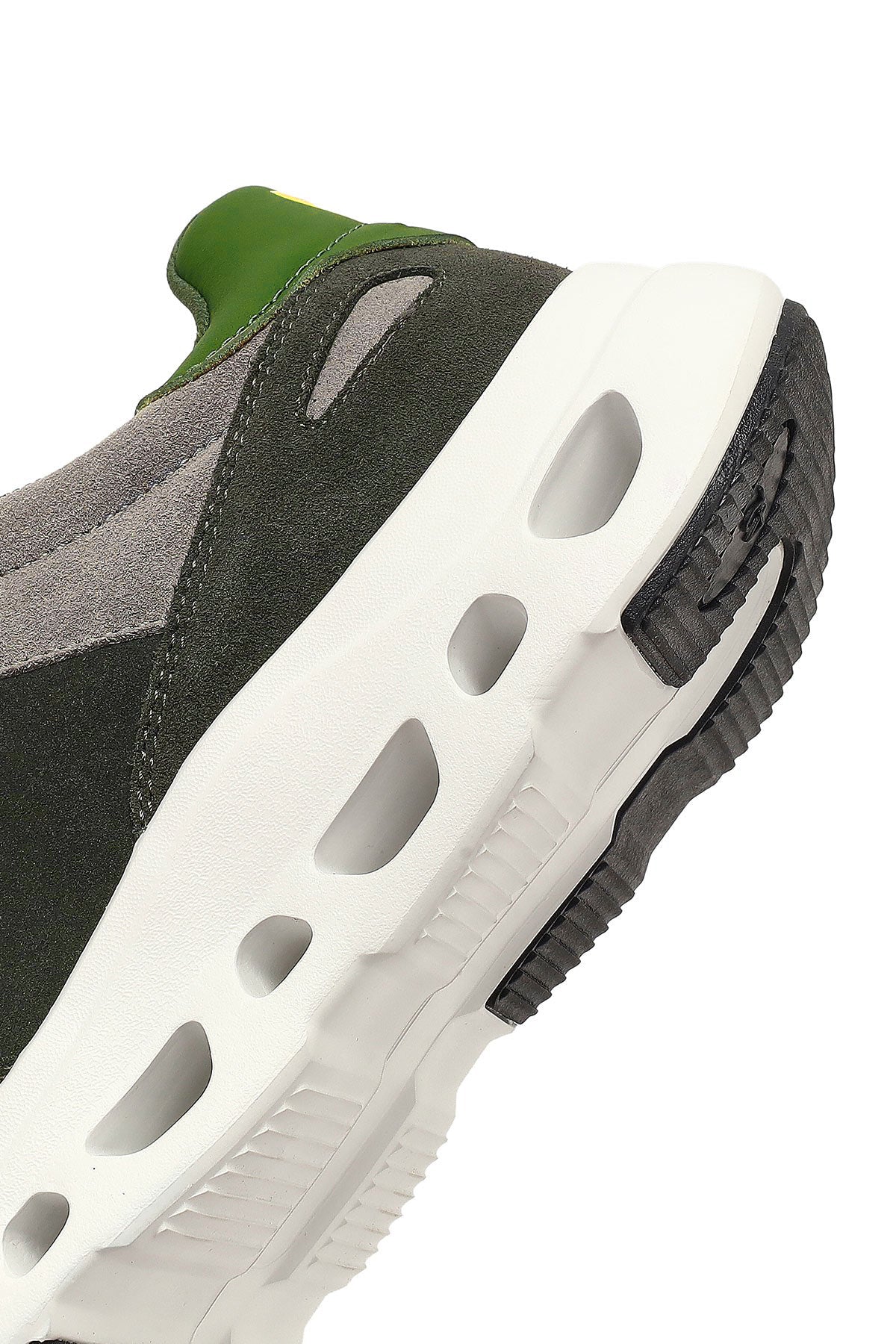 Derimod Studio Erkek Koyu Yeşil Bağcıklı Kalın Tabanlı Sneaker