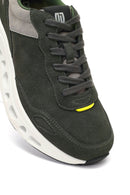 Derimod Studio Erkek Koyu Yeşil Bağcıklı Kalın Tabanlı Sneaker | Derimod