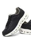 Derimod Studio Erkek Siyah Bağcıklı Kalın Tabanlı Sneaker | Derimod