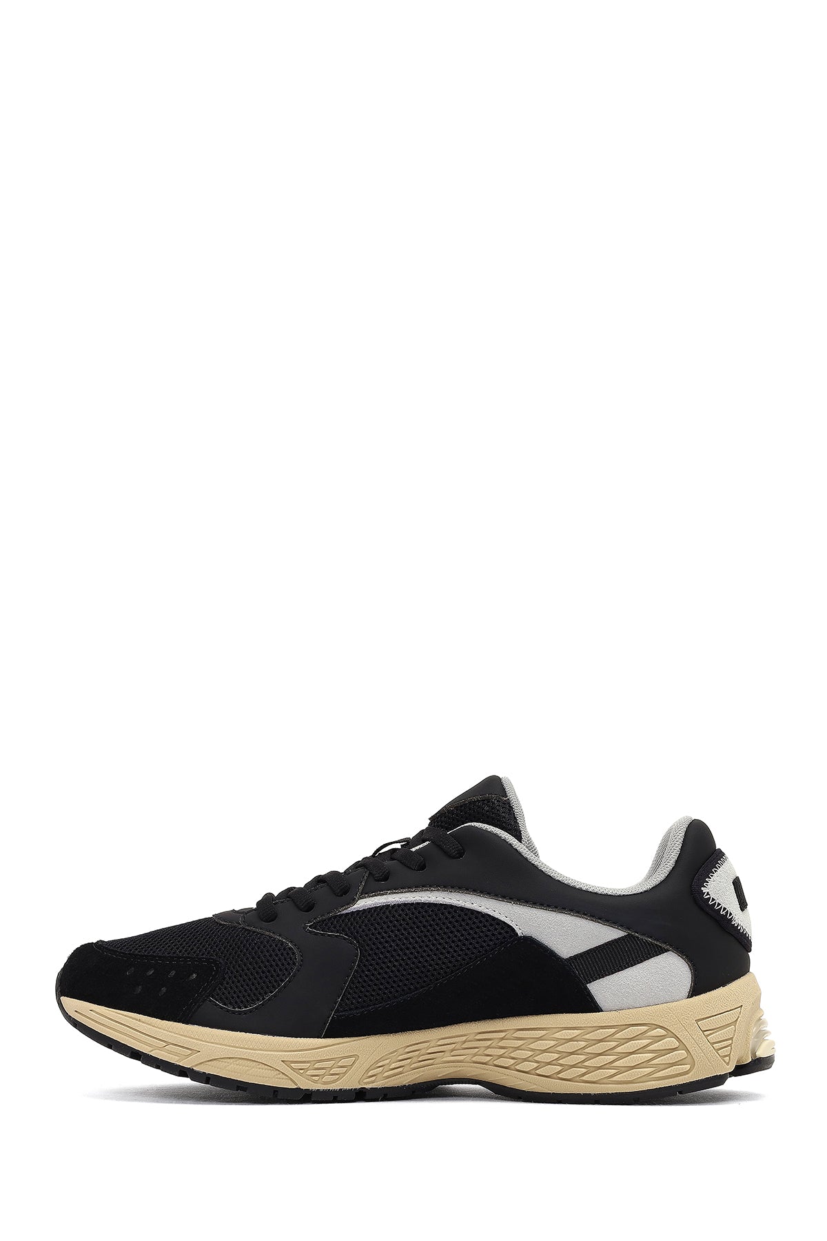 Derimod Studio Erkek Siyah Bağcıklı Kalın Tabanlı Sneaker