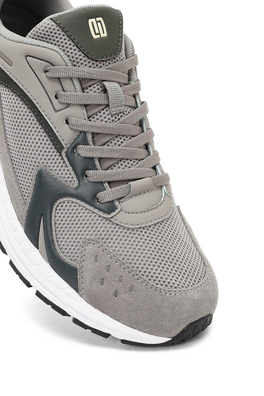 Derimod Studio Erkek Gri Bağcıklı Kalın Tabanlı Sneaker