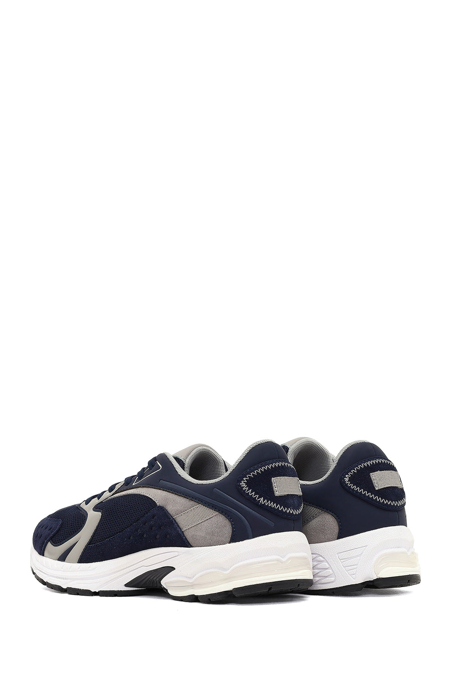 Derimod Studio Erkek Lacivert Bağcıklı Kalın Tabanlı Sneaker