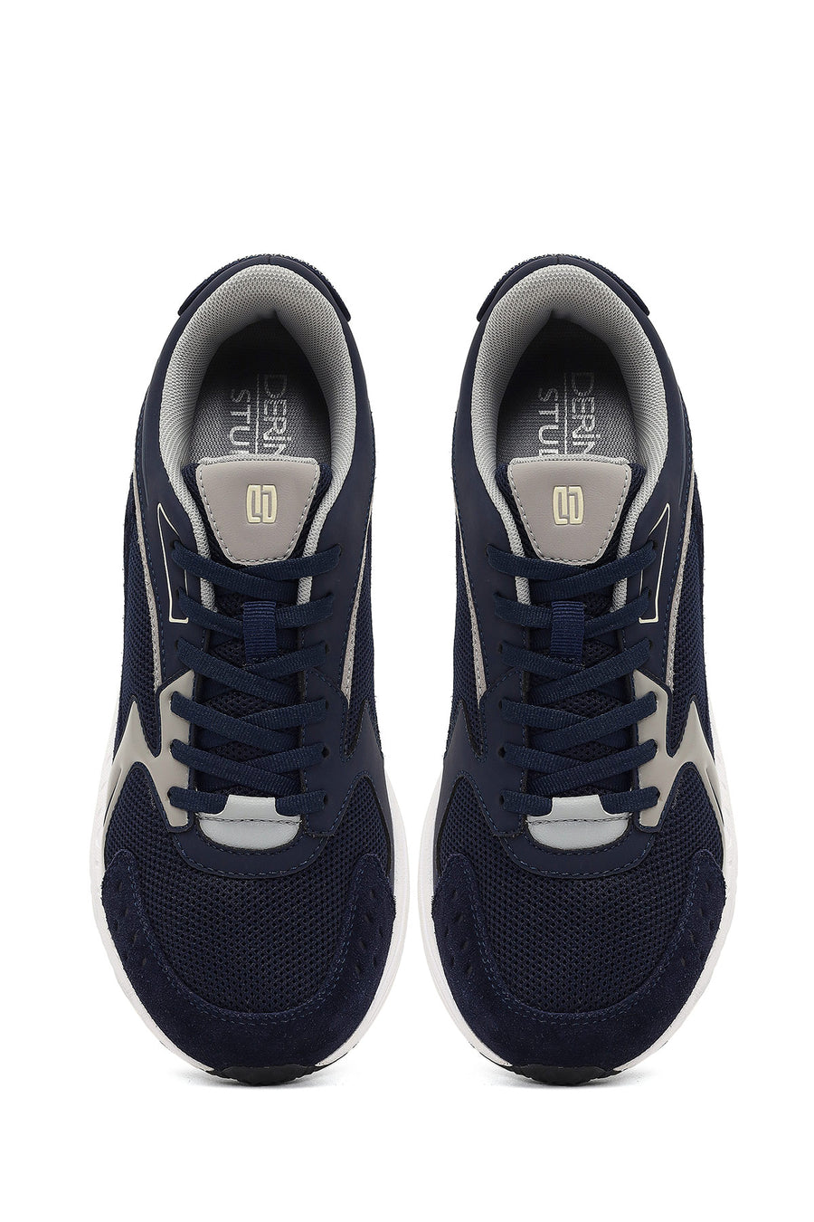 Derimod Studio Erkek Lacivert Bağcıklı Kalın Tabanlı Sneaker