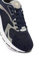 Derimod Studio Erkek Lacivert Bağcıklı Kalın Tabanlı Sneaker | Derimod