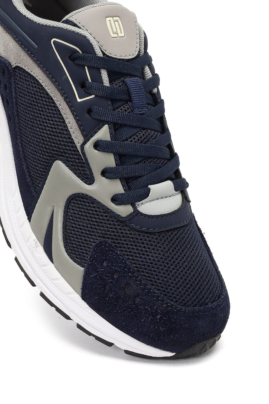 Derimod Studio Erkek Lacivert Bağcıklı Kalın Tabanlı Sneaker