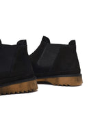 Erkek Siyah Nubuk Deri Chelsea Bot | Derimod