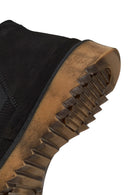 Erkek Siyah Nubuk Deri Chelsea Bot | Derimod