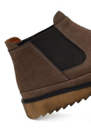 Erkek Vizon Nubuk Deri Chelsea Bot | Derimod