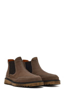 Erkek Vizon Nubuk Deri Chelsea Bot | Derimod