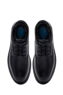 Erkek Siyah Bağcıklı Deri Casual Ayakkabı | Derimod