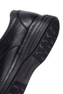 Erkek Siyah Bağcıklı Deri Casual Ayakkabı | Derimod