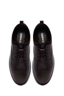 Erkek Kahverengi Bağcıklı Deri Casual Ayakkabı | Derimod