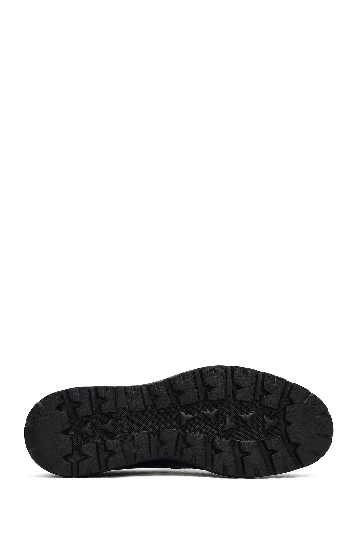 Erkek Siyah Kalın Tabanlı Deri Loafer