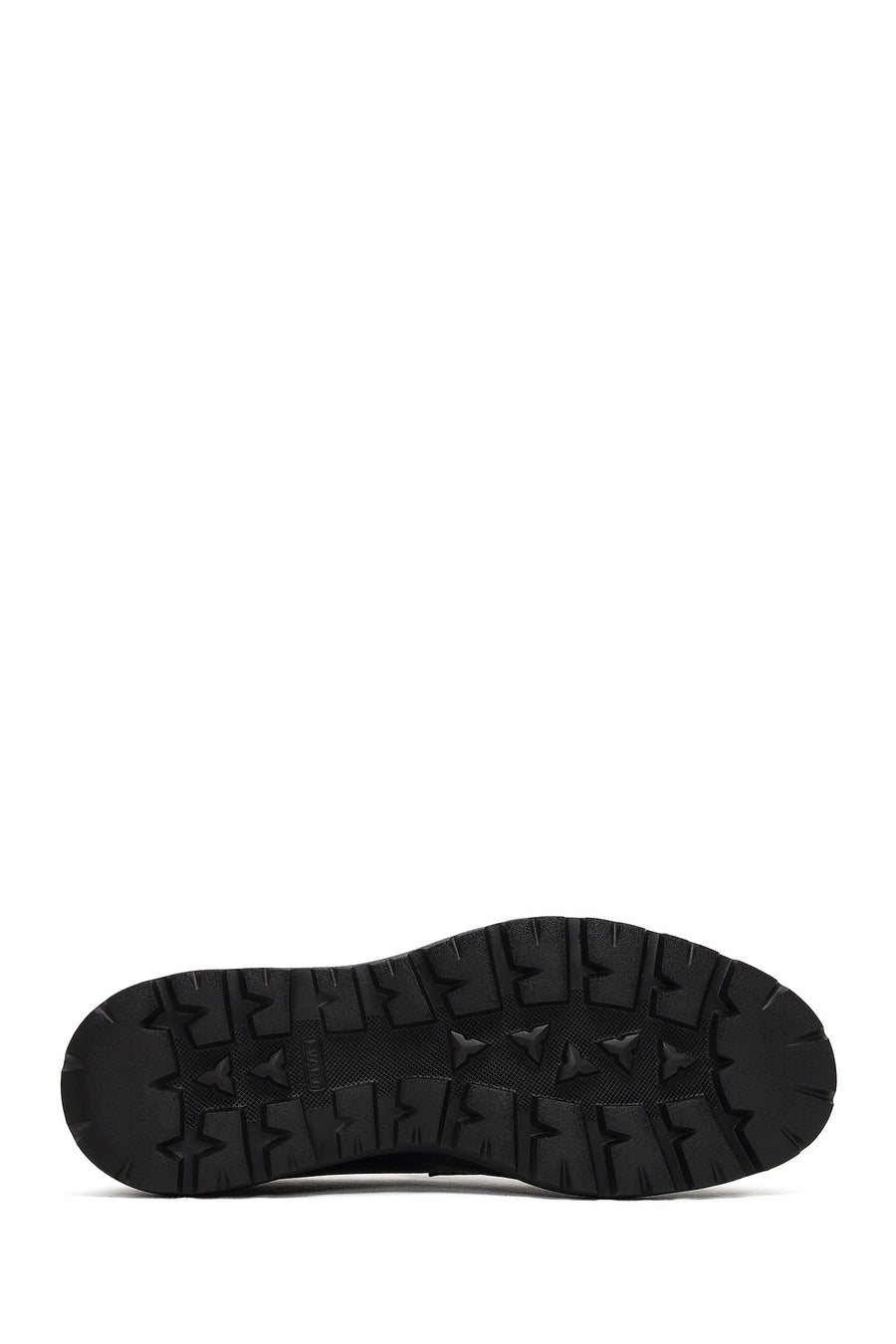 Men's Black Thick-Soled Leather Loafer