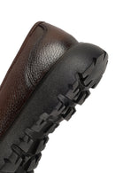 Men's Brown Thick Sole Leather Loafer | Derimod