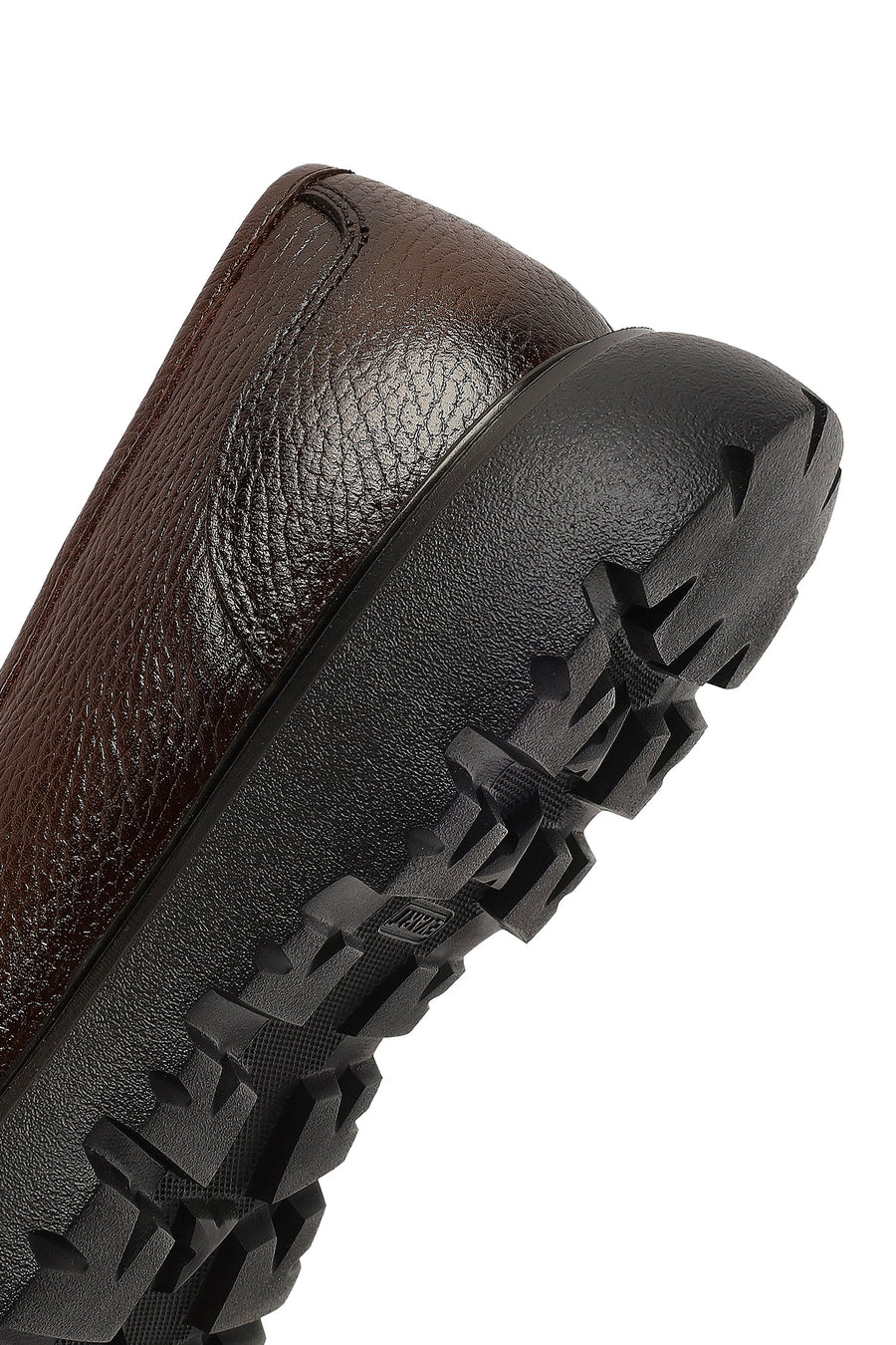 Men's Brown Thick Sole Leather Loafer