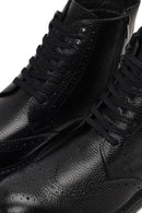 Erkek Siyah Fermuarlı Deri Bot | Derimod