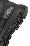 Erkek Siyah Fermuarlı Deri Bot | Derimod