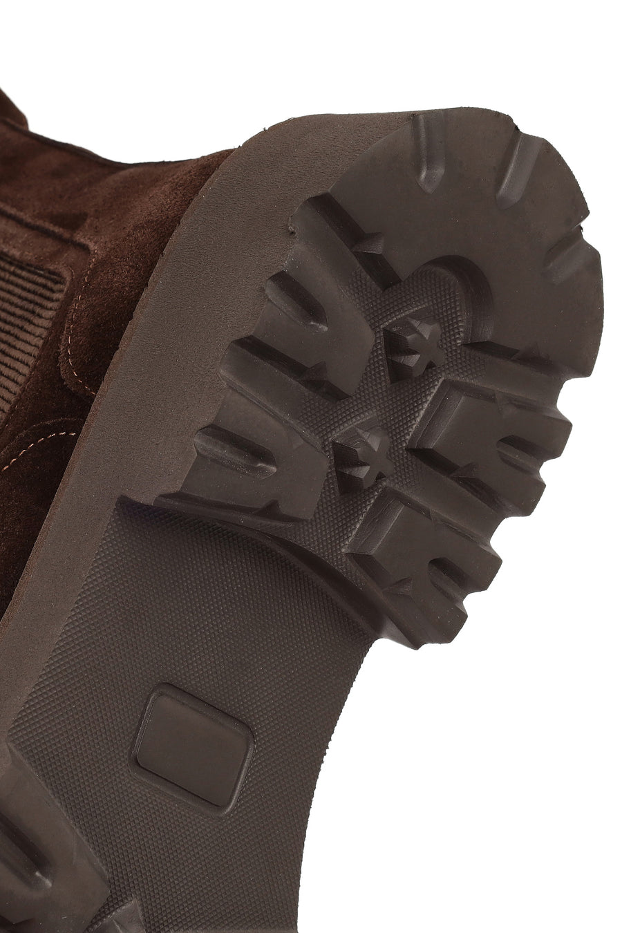 Men's Brown Suede Leather Chelsea Boots