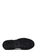 Men's Black Thick-Soled Leather Chelsea Boot | Derimod