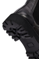 Men's Black Thick-Soled Leather Chelsea Boot | Derimod