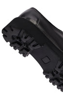 Erkek Siyah Bağcıklı Kalın Tabanlı Deri Casual Ayakkabı | Derimod