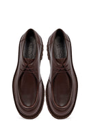 Erkek Kahverengi Bağcıklı Kalın Tabanlı Deri Casual Ayakkabı | Derimod